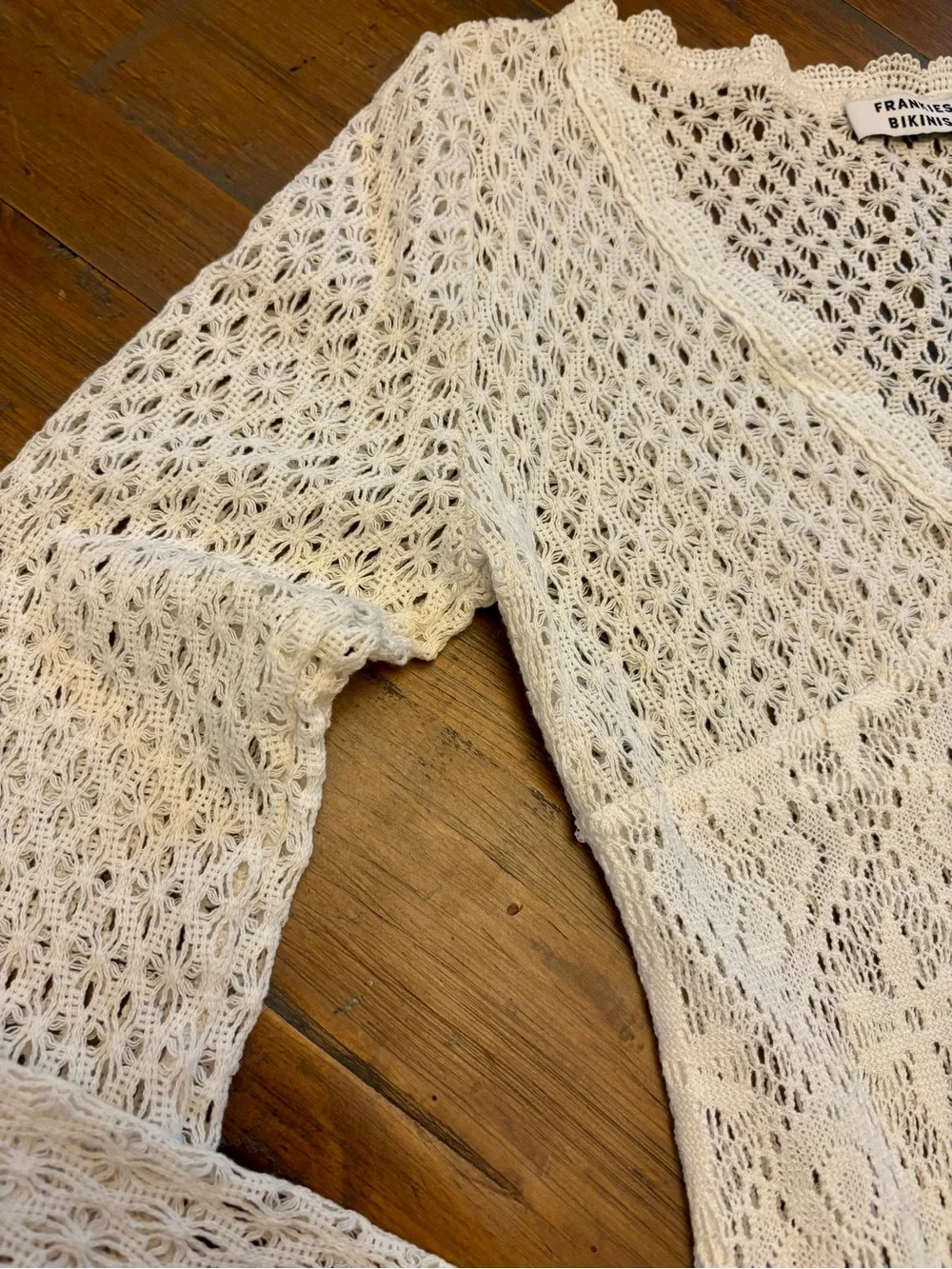 Frankie’s bikinis Belle crochet mini dress